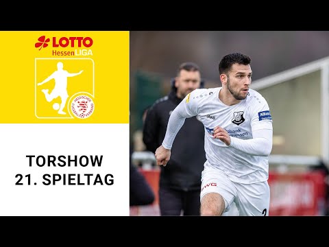 Torshow 21. Spieltag LOTTO Hessenliga 2023/24