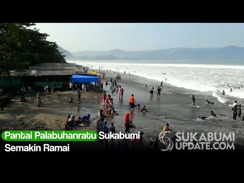 Video: Pantai Palabuhanratu Sukabumi Semakin Ramai