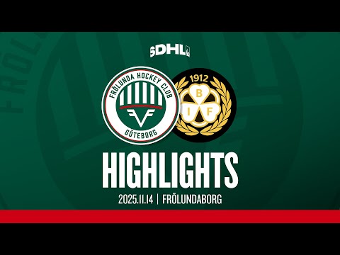 HIGHLIGHTS: Frölunda HC - Brynäs | SDHL | 2025-11-14