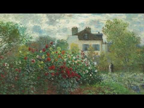 Vintage Art-Claude Monet – The Artist’s Garden at Argenteuil | A Peaceful Journey Through Art 🎨✨