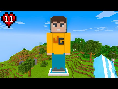 Controversial Build: Indian YouTuber Statue in Minecraft