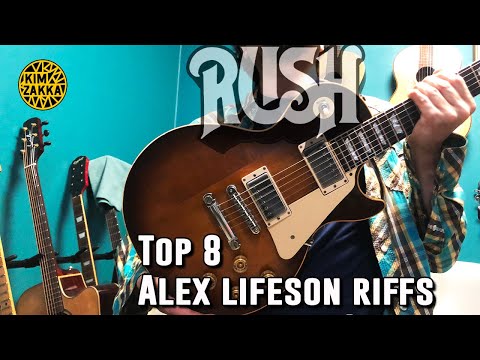 Top8 Alex Lifeson Riffs