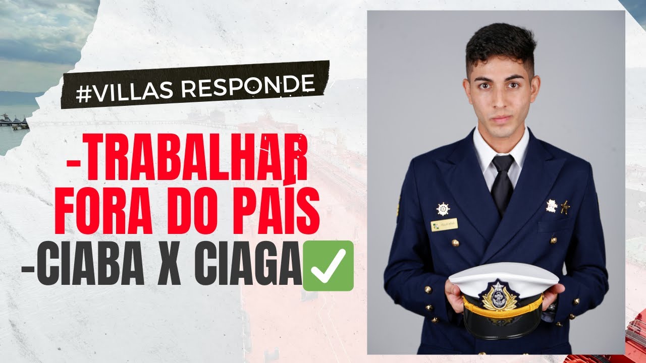 Trabalhar fora do país formado na EFOMM é possível ? / CIABA x CIAGA