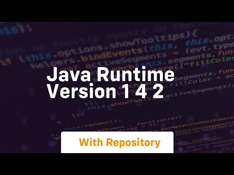 Java Runtime Version 1 4 2