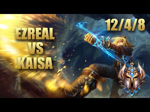 Ezreal ADC Vs Kaisa - KR Challenger Match Summary Patch 9.20 - KDA 12/4/8