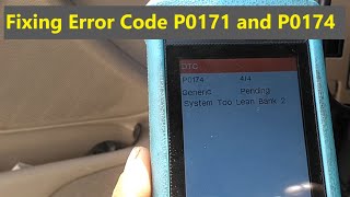 Error code P0171 and P0174, Toyota, Lexus, and other vehicles. Intake hose diagnose and repair  VOTD