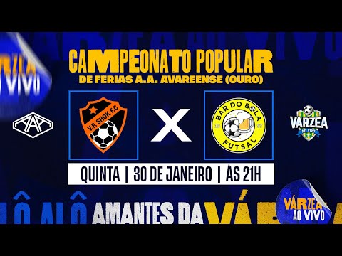 V.P. Shok FC x Bar do Bola FS • Campeonato Popular de Férias A.A. Avareense 2025 (Ouro)