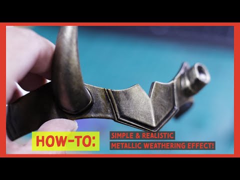 Simple and Realistic Metallic Weathering // Cosplay Props and Armor