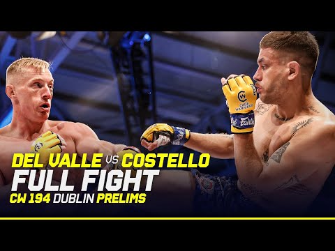 Manuel del Valle vs Stephen Costello full fight
