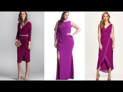💜VESTIDOS BONITOS Y ELEGANTES DE MODA EN COLOR MORADO / fashion love