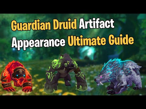Guardian Druid Artifact Appearances | Legion Druid Bear Forms | Claws of Ursoc Artifact Appearances