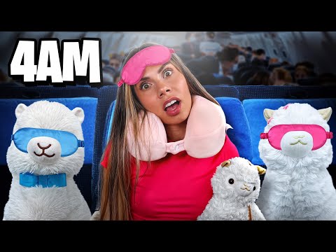 SURVIVING A 12 HOUR FLIGHT AT 4 AM !