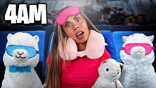 SURVIVING A 12 HOUR FLIGHT AT 4 AM !
