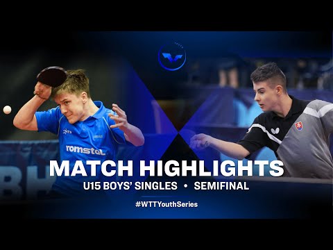 Iulian Chirita vs Kristian Uherik | WTT Youth Star Contender Otocec (U15 BS 1/2)