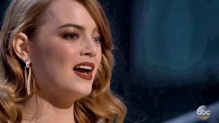 Best Actress Emma Stone Oscar Winner 2017 Speech