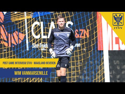 Post Match Interview STVV - Waasland-Beveren | Wim Vanmarsenille