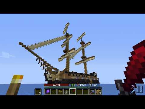 INSANE 100 DAY Minecraft Survival! Mysterious Ship & Gun Table Discovery!