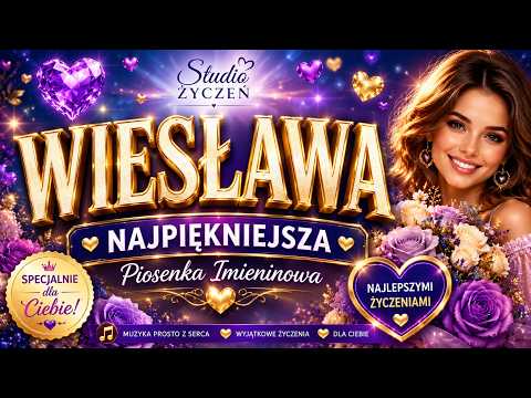 Studio Życzeń - Wiesława ❤️ Piosenka dla Wiesławy 