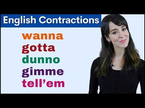 Learn INFORMAL English Contractions | Grammar and Pronunciation