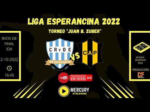 LIGA ESPERANCINA 2022 - TORNEO "JUAN B. ZUBER" - 8VOS DE  FINAL - D. ELISA VS. A. PILAR