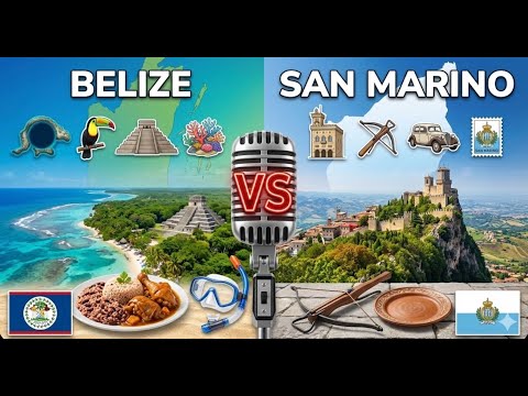 Belize vs San Marino: Caribbean Jungle vs Medieval Enclave