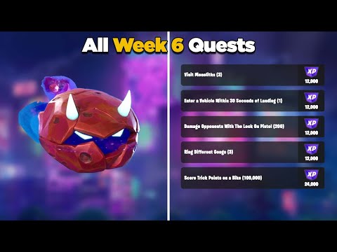 Fortnite All Week 6 Season Quests Guide - Chapter 4 Season 2