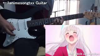 【Yuragi-sou no Yuuna-san】 OP [Momoiro Typhoon] guitar cover