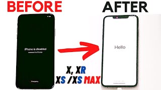 How to Factory Reset iPhone X/ XR/ XS/ XS Max without Password |  Reset iPhone without Passcode