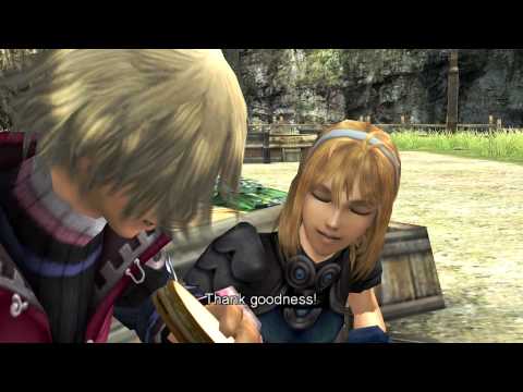 (Wii) Xenoblade Chronicles HD Cutscene 007 - Picnic at Outlook Park - JAPANESE