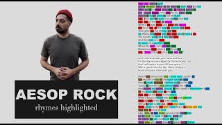 Aesop Rock - None Shall Pass - Verse 1 &amp; 2 - Lyrics, Rhymes Highlighted (056)