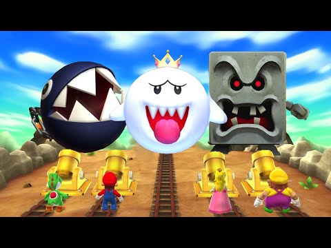 Mario Party 9 - Boss Rush (All Boss Minigames)