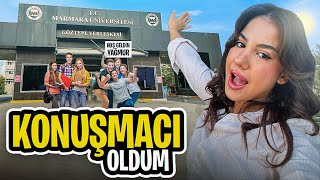 MARMARA ÜNİVERSİTESİ’NDE KONUŞMACI OLDUM !!!
