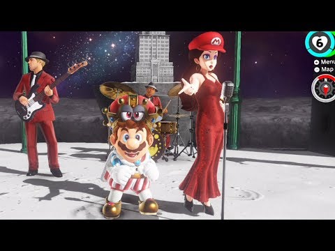 Super Mario Odyssey - Walkthrough Part 17 - Darker Side All Moons