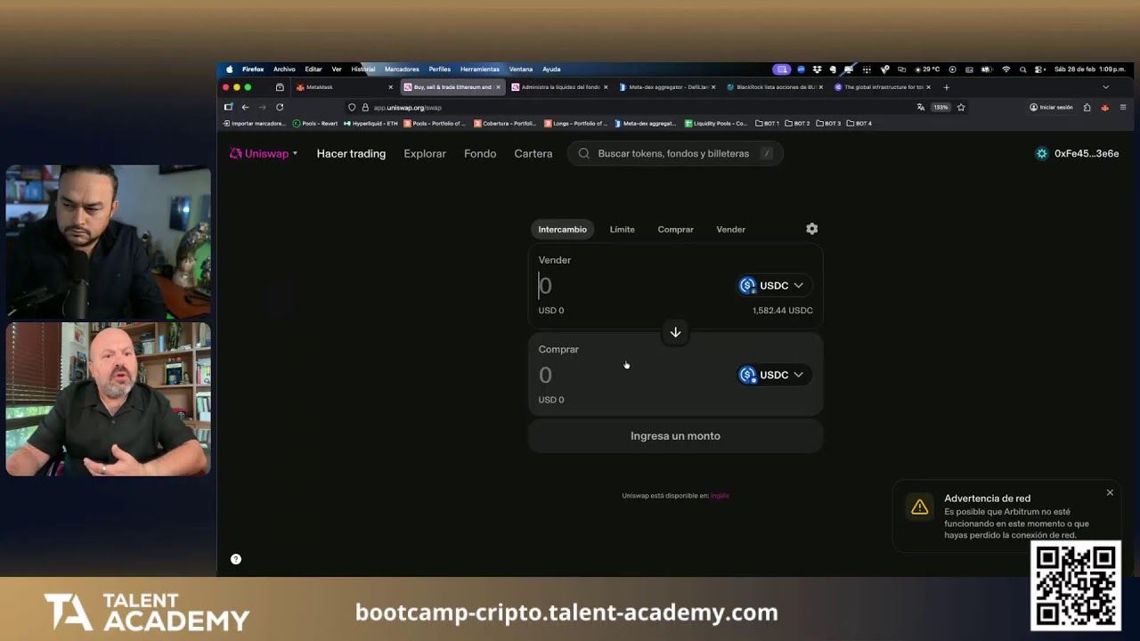 Bootcamp Cripto EN VIVO – Trading x DeFi con Jaime Merino y Raul Martin (28 Feb & 1 Mar)