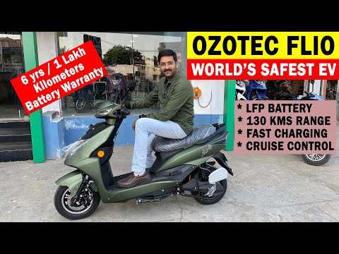 Ozotec Flio Electric Scooter in Tamil | 5S Safety Technology LFP Battery | Free Road Side Assistance
