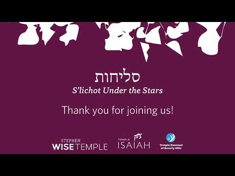 Slichot Under the Stars