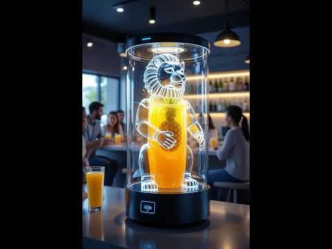 Glass Elephant Juice Dispenser ll #nature  #relax #shorts #weirdfacts  #fruitart  #shorts #trending