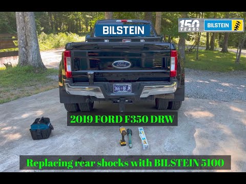 2017-2022 Ford F350 DRW how to Change shocks. Bilstein 5100 Shocks #fordf350 #shockabsorbers