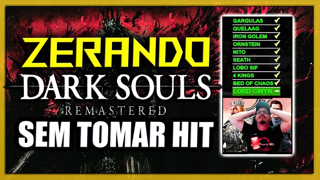 ZEREI O DARK SOULS SEM TOMAR NENHUM HIT - NO HIT RUN COMENTADA EM PT-BR