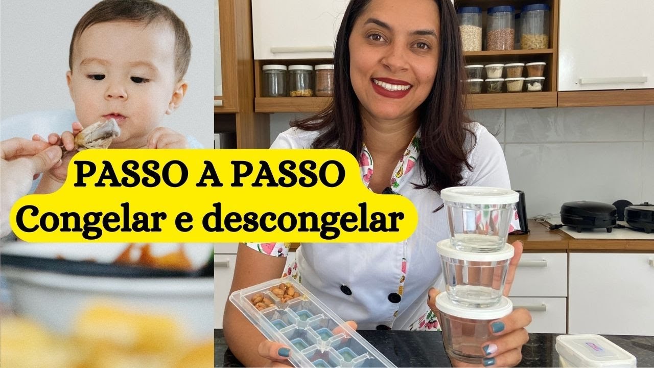 PASSO A PASSO: como CONGELAR e DESCONGELAR COMIDA DO BEBÊ