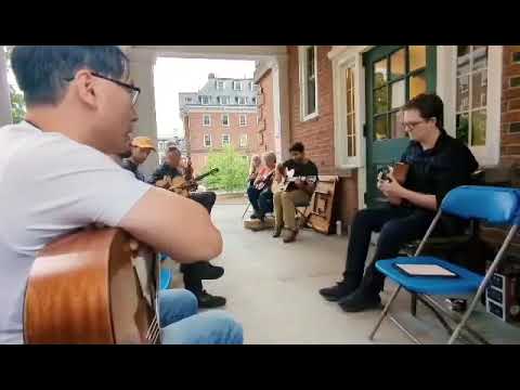 Django in June 2022 porch jam