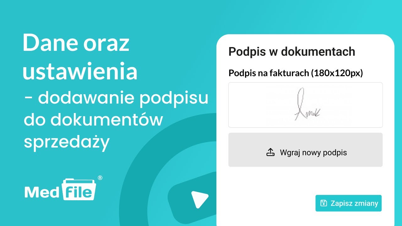 Dodawanie podpisu do dokumentów sprzedaży