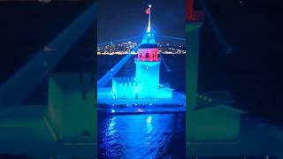 Kız Kulesi Işık Show - Rast &amp; Rabia Tunçbilek - Teşekkür Ederim - Drone - Dji Air 3 - İstanbul