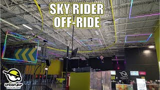 Sky Rider Off-Ride Footage, Urban Air Adventure Park (Waterbury, CT) Zipline Coa