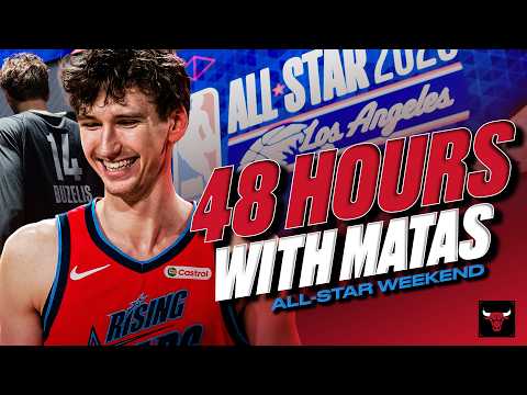 48 hours with Matas Buzelis at All-Star Weekend | Chicago Bulls