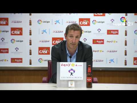 Rueda de prensa de Ramis tras el UD Almería vs CD Numancia (2-0)