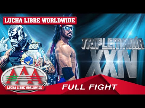 PENTAGÓN JR VS JOHNNY MUNDO en TRIPLEMANÍA XXIV | LUCHA COMPLETA | Lucha Libre AAA Worldwide