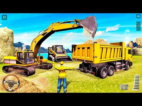 Highway Road Construction 2020 - City Road Builder Simulator - Android Gameplay