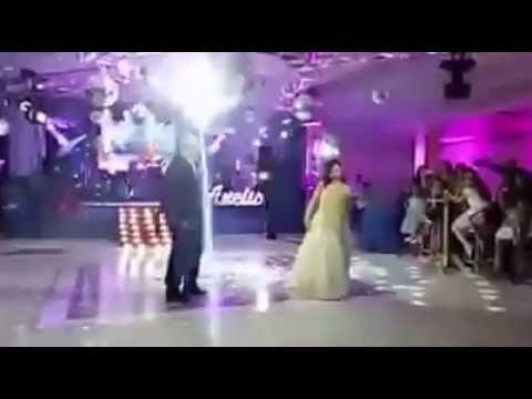 A melhor valsa coreografada com o pai 25.06.2016 Anelise 15 anos