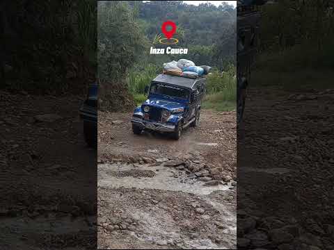 Conocido como el Azulejo Vean como pasa por  Inzá en el Cauca